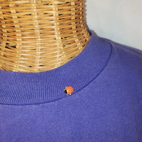 Mardi Gras Shirt Purple Unisex Size XL 100% Cotton - Picture 3 of 6